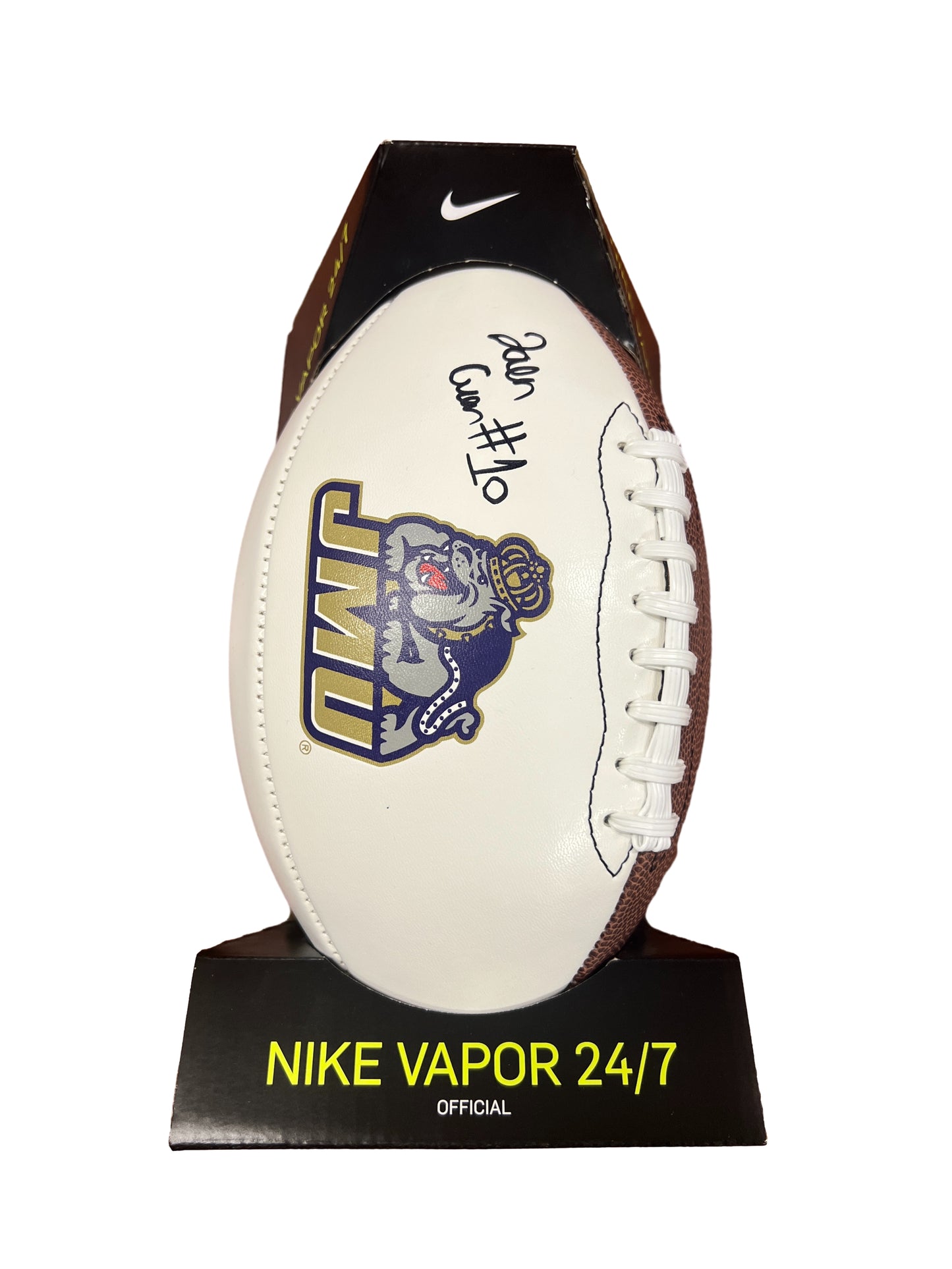 SIGNED | JMU Nike Vapor Football