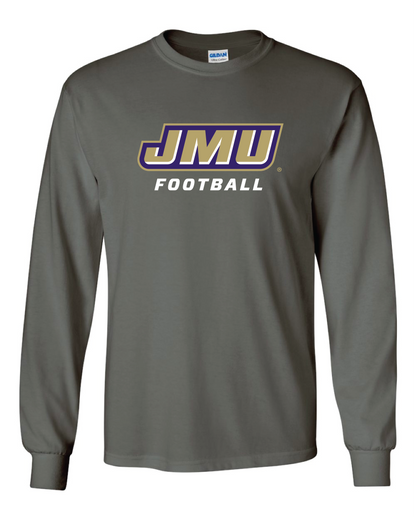 JMU Football Logo Long Sleeve Shirt